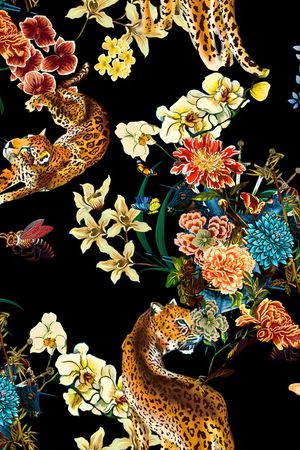 复古印花华亿平台图片