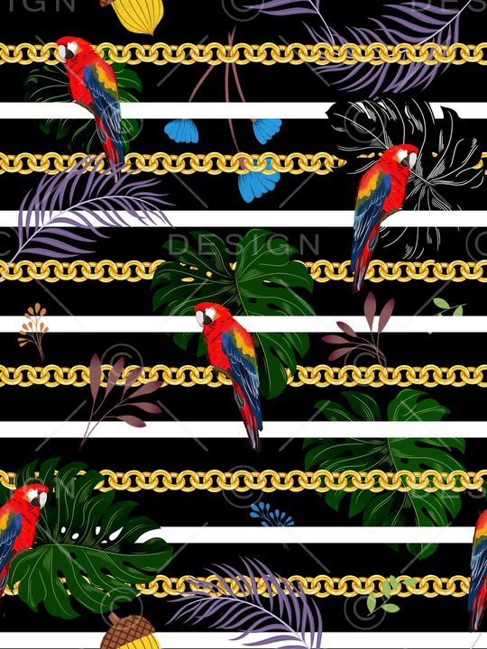 抽象花卉印花华亿平台图片