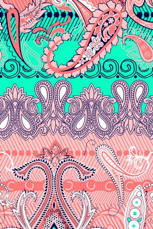 腰果花夲印花华亿平台图片