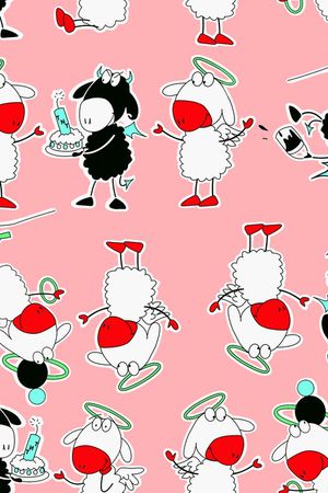 卡通流行印花华亿平台图片