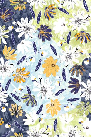 小碎花印花华亿平台图片