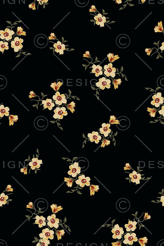 小碎花印花华亿平台图片