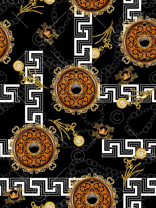 古典花纹印花华亿平台图片