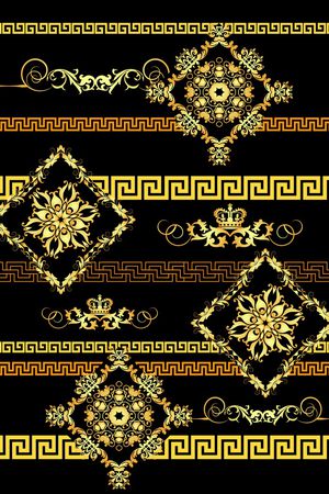 古典花纹印花华亿平台图片