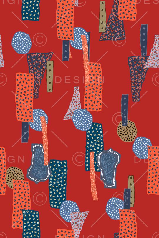 几何印花华亿平台图片