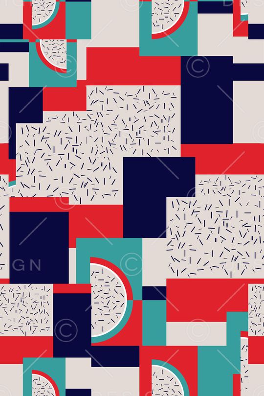 几何印花华亿平台图片