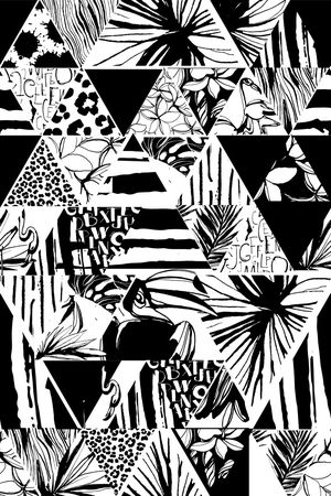 几何印花华亿平台图片