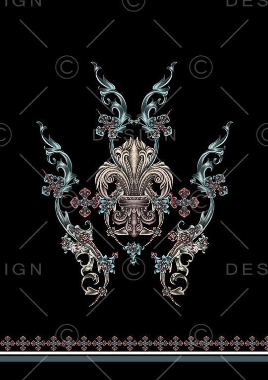 中国风印花华亿平台图片