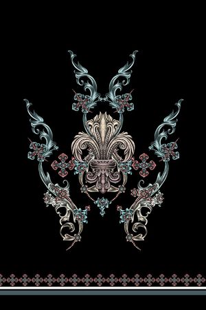 中国风印花华亿平台图片