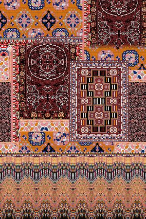 复古印花华亿平台图片