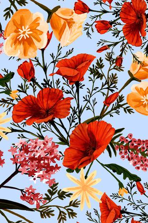 小碎花印花华亿平台图片