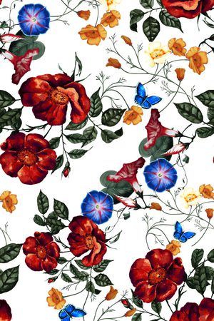 小碎花印花华亿平台图片