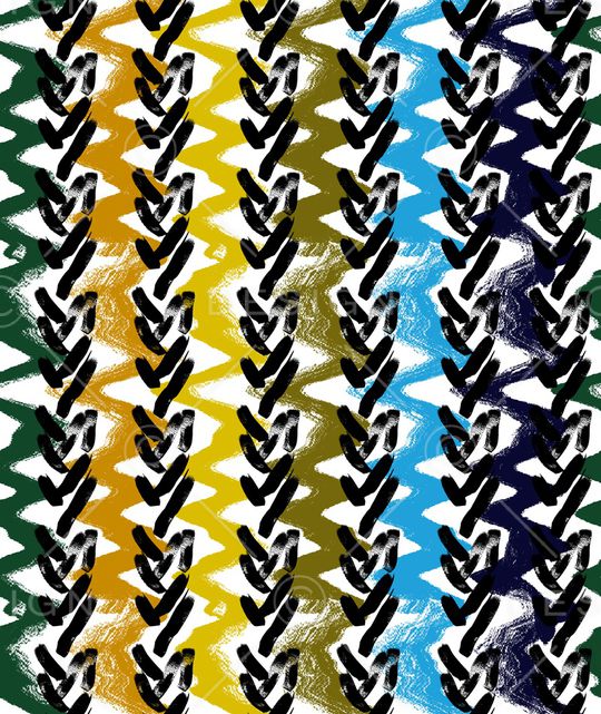 波浪纹印花华亿平台图片