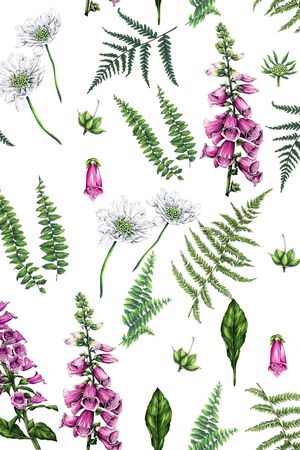 小碎花印花华亿平台图片