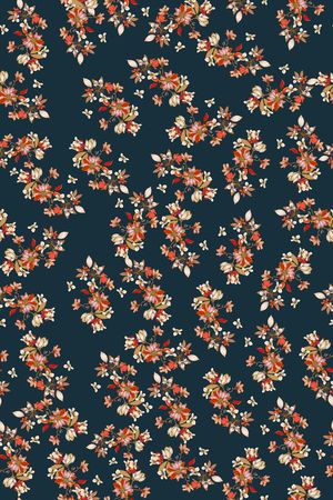 小碎花印花华亿平台图片