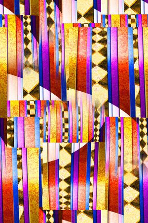 几何印花华亿平台图片