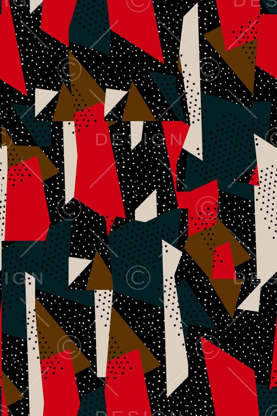 几何印花华亿平台图片