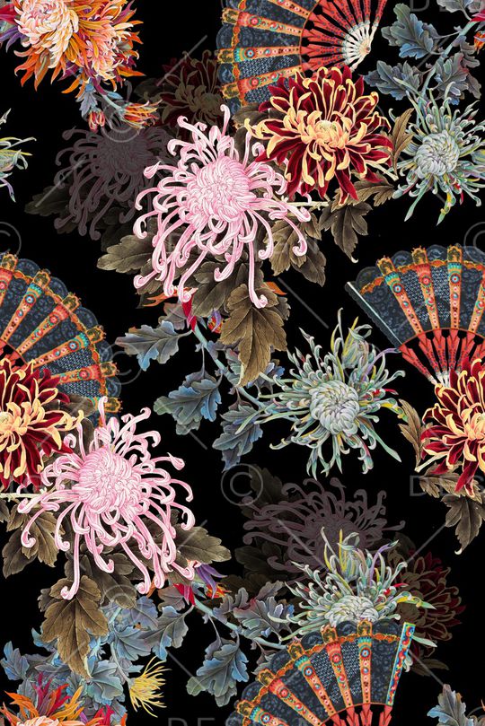 旗袍印花华亿平台图片