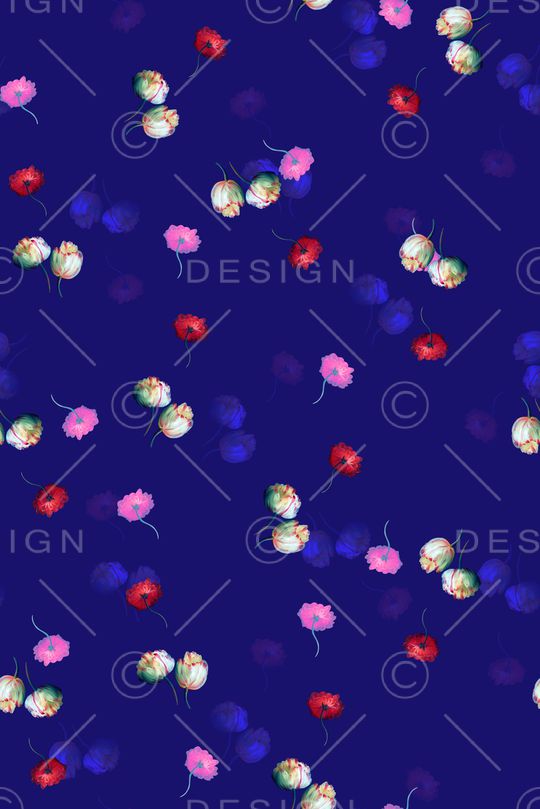 小碎花印花华亿平台图片