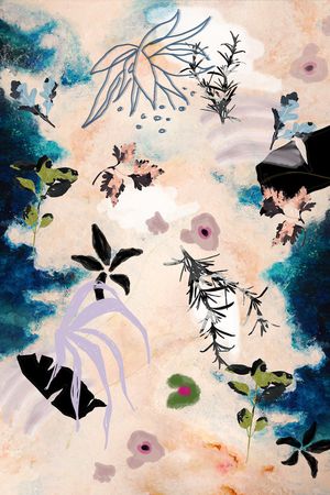 水彩印花华亿平台图片