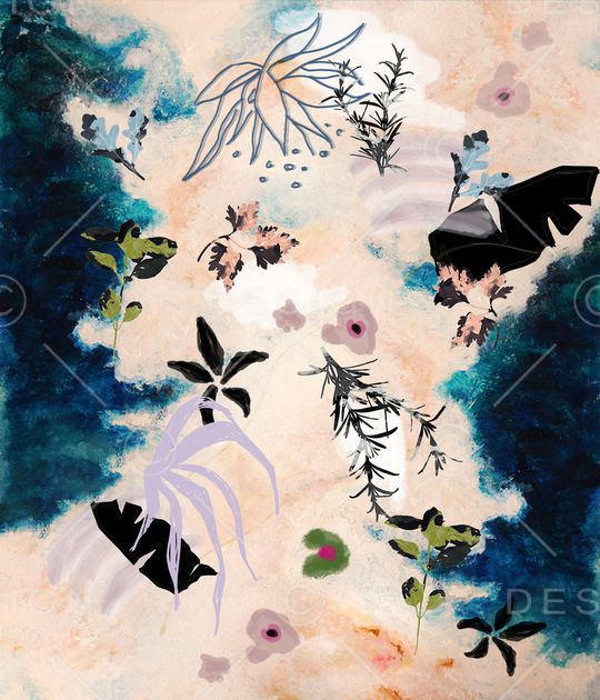 水彩印花华亿平台图片