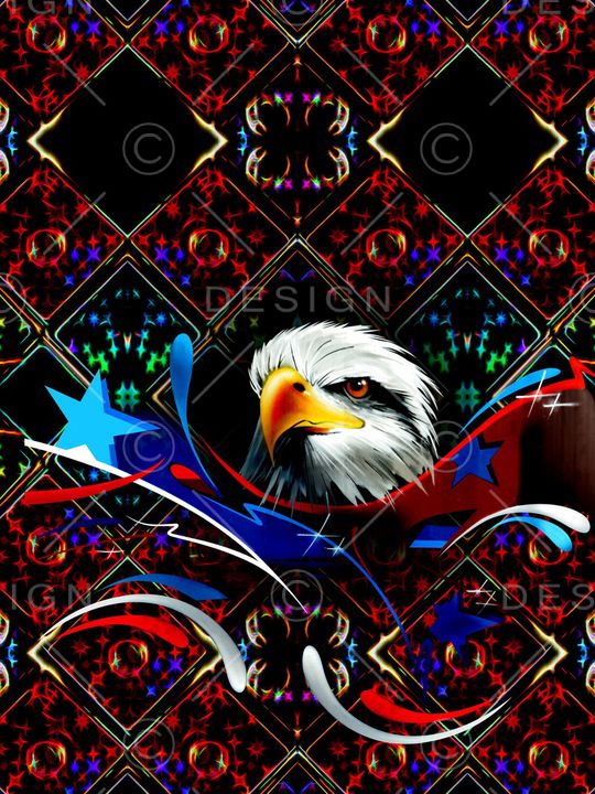 老鹰印花华亿平台图片