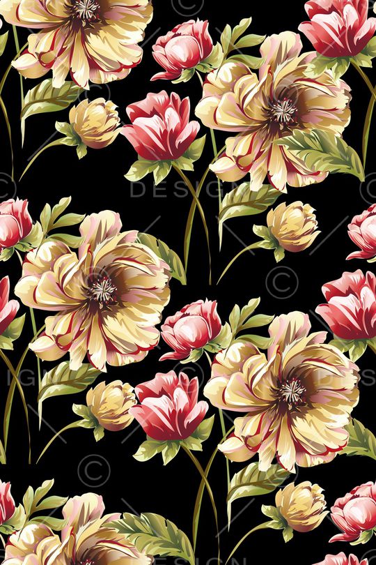 植物印花华亿平台图片