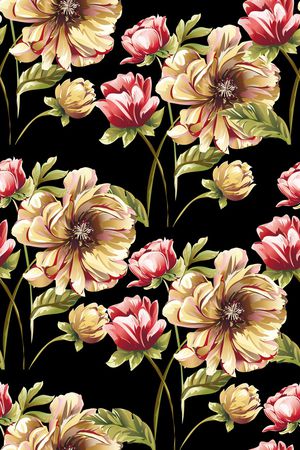 植物印花华亿平台图片