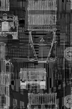 货车结构印花华亿平台图片