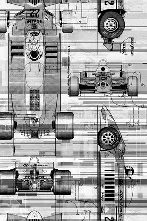 几何印花华亿平台图片