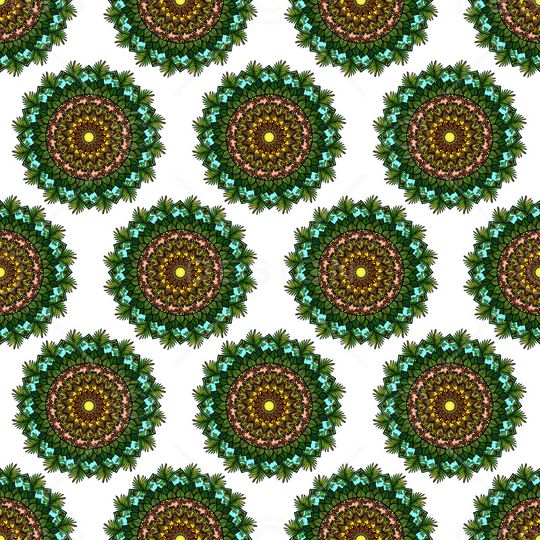 民族花卉印花华亿平台图片