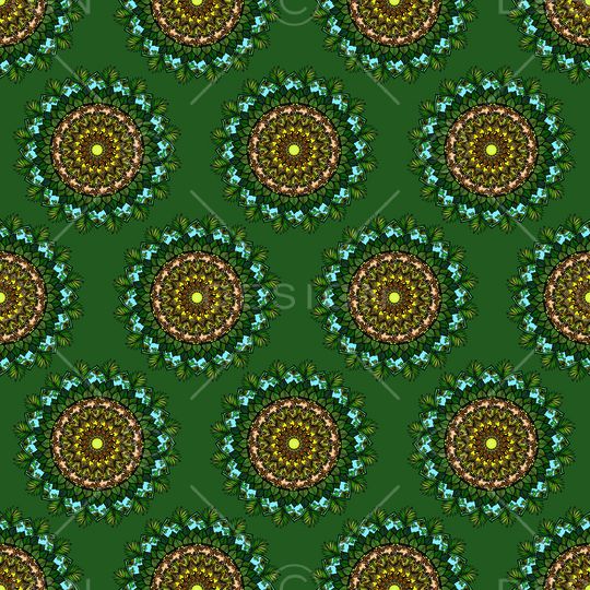 民族花卉印花华亿平台图片