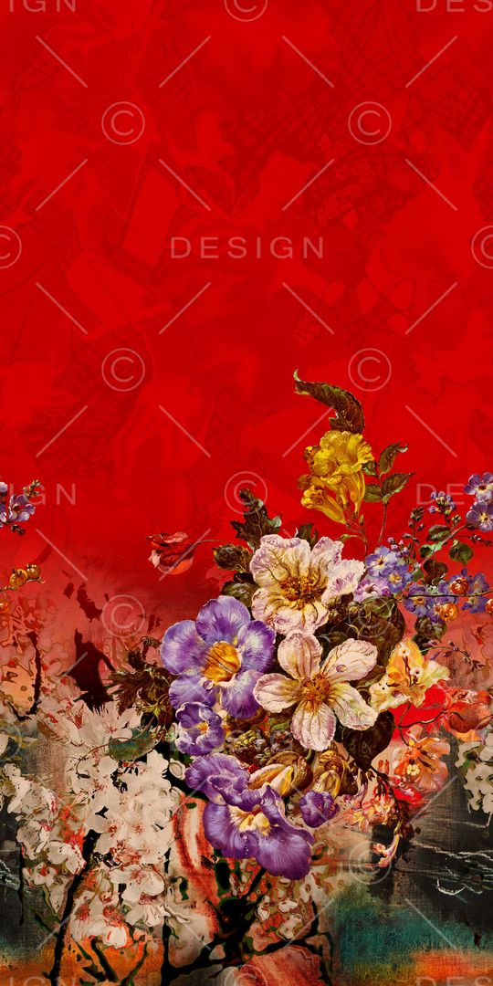 复古色印花华亿平台图片