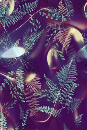 植物印花华亿平台图片