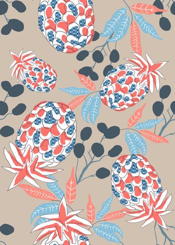 植物印花华亿平台图片