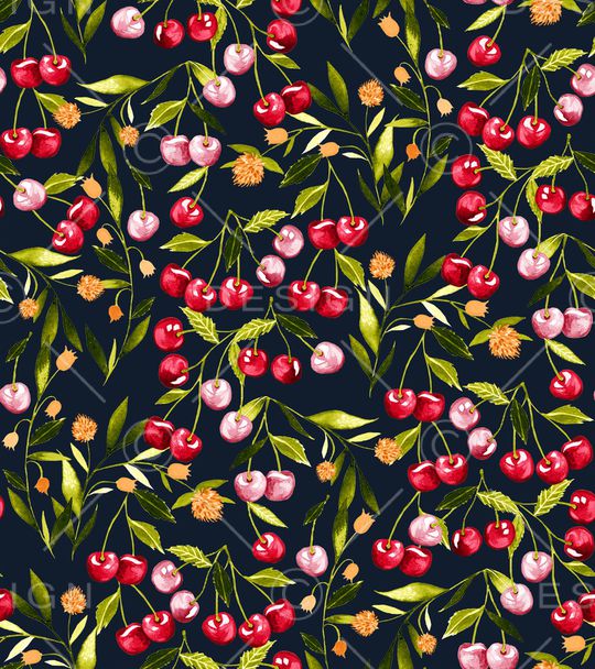 樱桃印花华亿平台图片