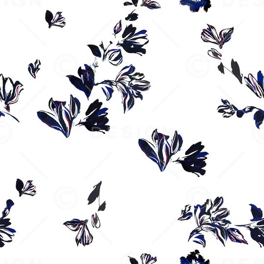 小碎花印花华亿平台图片