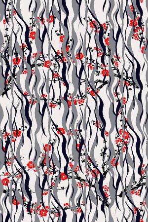 真丝印花华亿平台图片