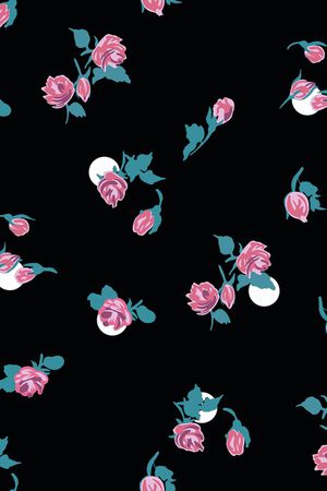 小碎花印花华亿平台图片