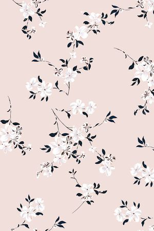 小碎花印花华亿平台图片