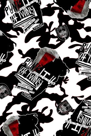 字母印花华亿平台图片