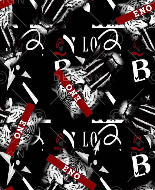 字母印花华亿平台图片