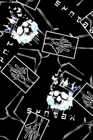 抽象男装印花华亿平台图片