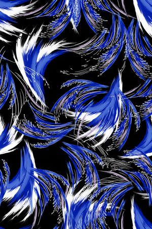 抽象男装印花华亿平台图片