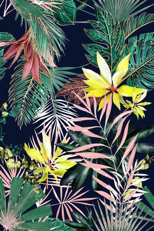 绿植树叶印花华亿平台图片