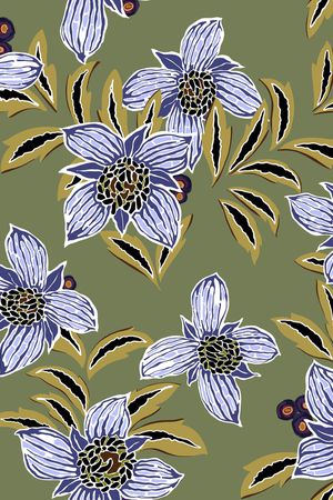 植物印花华亿平台图片