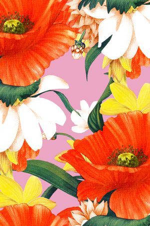 虞美人印花华亿平台图片