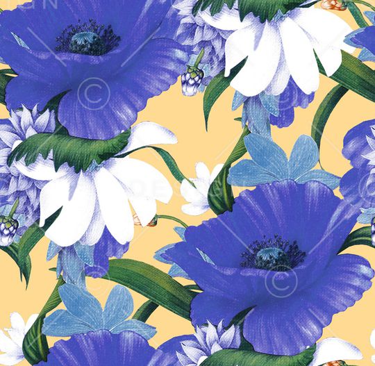 虞美人印花华亿平台图片