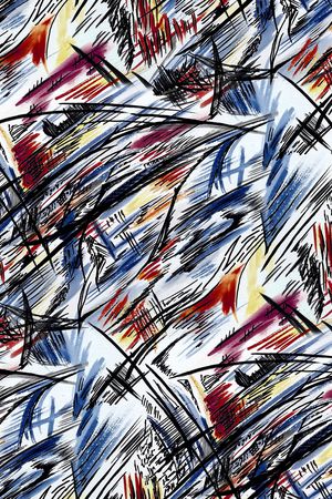 笔触印花华亿平台图片