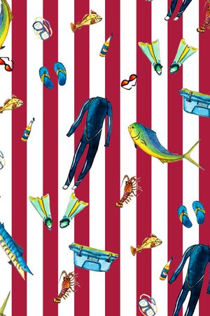 鲨鱼印花华亿平台图片